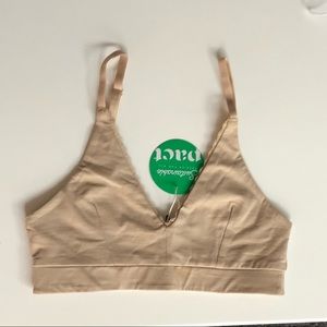 PACT Pretty Plunge Bra made w/organic cotton